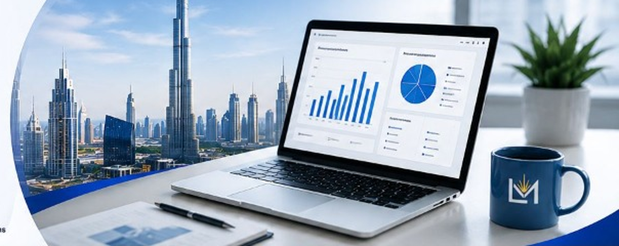 Dashboard on Laptop